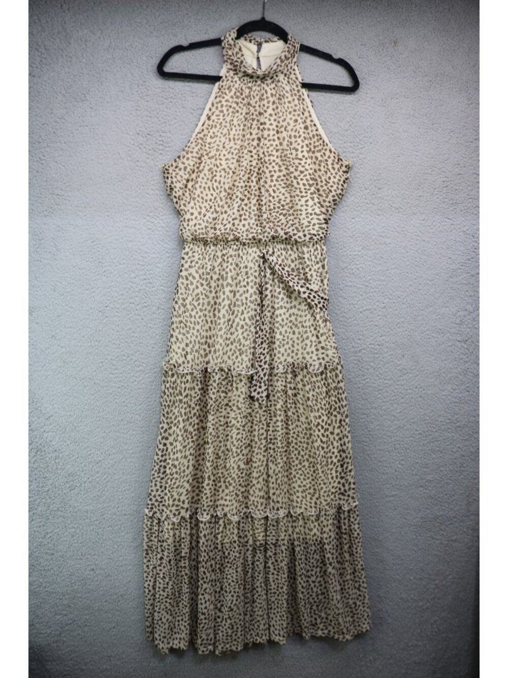 Kate & Lily Sleeveless Mesh Tiered Maxi Dress-Size 10-Boho-Hippie